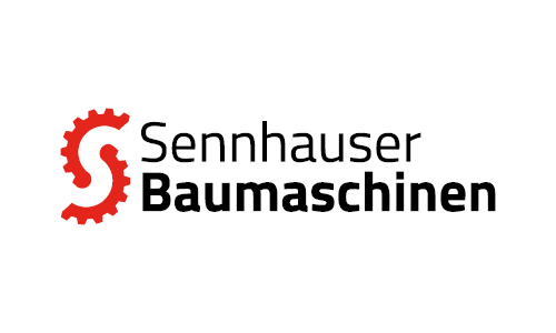 Sennhauser Baumaschinen Logo variabel Medienvielfalt