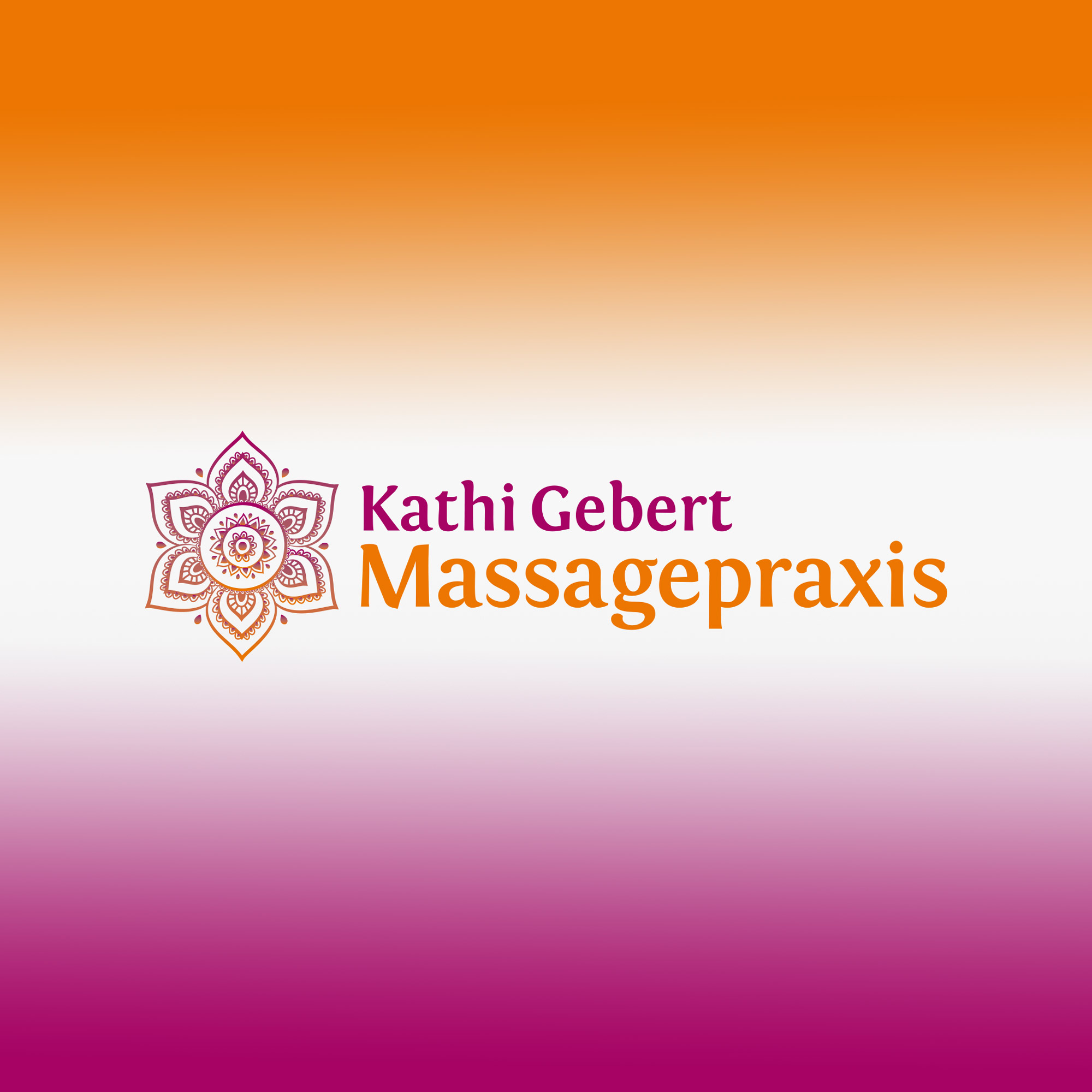 Massage Kathi Logo variabel Medienvielfalt