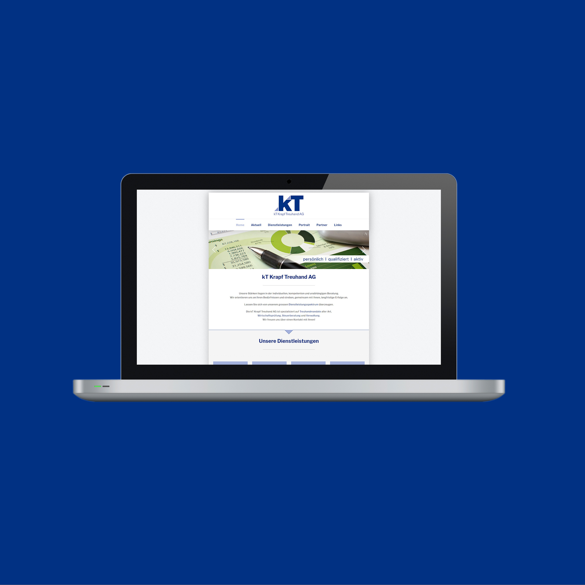 kT Krapf Laptop Webseite variabel Medienvielfalt